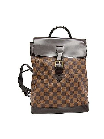 Louis Vuitton Soho Brown Canvas Backpack Bag (view 1)