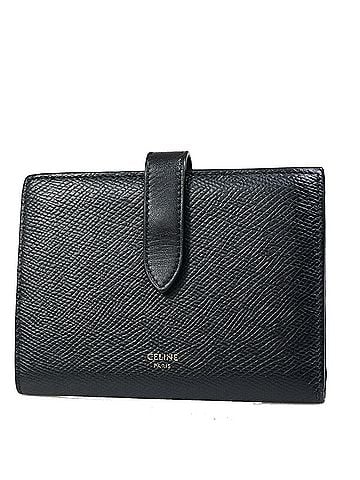 Céline Bifold Wallet Black Leather Wallet (view 1)