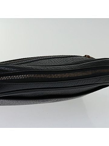 Burberry Black Leather Clutch Bag (view 2)