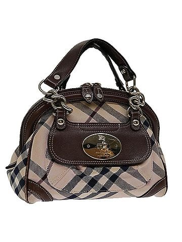 Burberry Blue Label Beige Canvas Handbag (view 1)