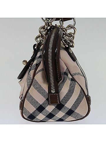 Burberry Blue Label Beige Canvas Handbag (view 2)