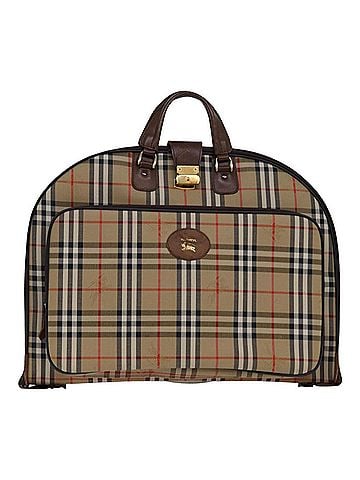 Burberry Nova Check Beige Canvas Travel Bag (view 1)