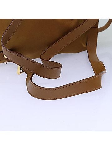 Céline Brown Synthetic Backpack Bag (view 2)