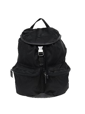 Prada Tessuto Black Synthetic Backpack Bag (view 1)