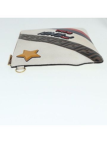 Fendi Beige Leather Clutch Bag (view 2)