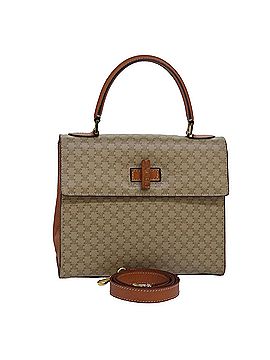 Céline Beige Canvas Handbag (view 1)