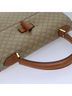 Céline 100% Canvas Solid Tan Beige Canvas Handbag One size - photo 2