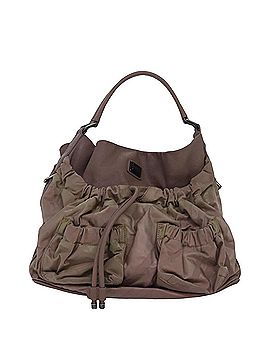 Burberry - Brown Leather Shoulder Bag (view 1)