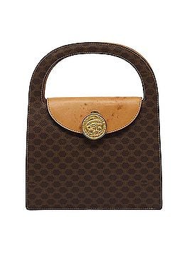 Céline Macadam Brown Canvas Handbag (view 1)