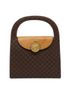 Céline 100% Canvas Solid Brown Macadam Brown Canvas Handbag One size - photo 1