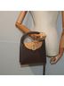 Céline 100% Canvas Solid Brown Macadam Brown Canvas Handbag One size - photo 6