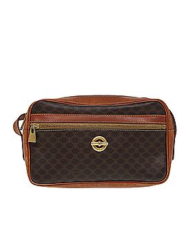 Céline Macadam Brown Canvas Shoulder Bag (view 1)