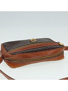 Céline Macadam Brown Canvas Shoulder Bag (view 2)