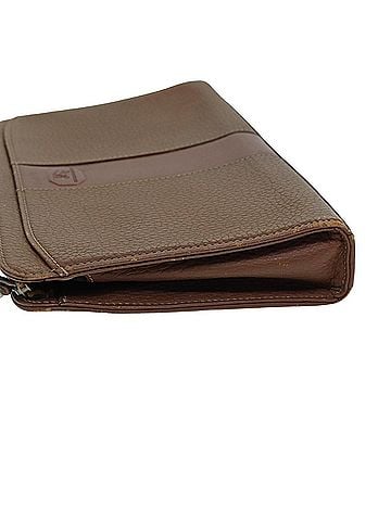 Burberry Brown Leather Clutch Bag (view 2)