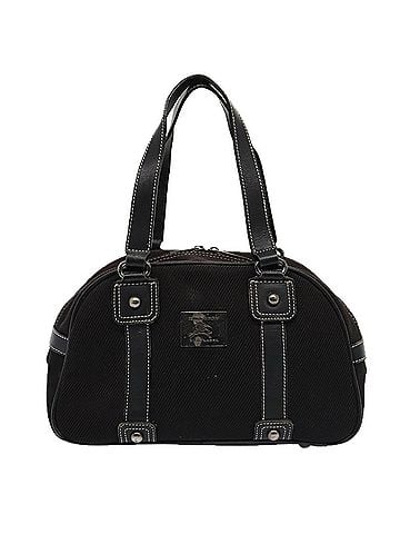 Burberry Black Canvas Handbag (view 1)
