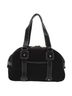 Burberry 100% Canvas Solid Black Black Canvas Handbag One size - photo 3