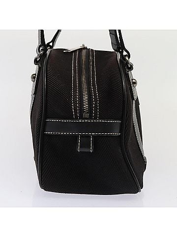 Burberry Black Canvas Handbag (view 2)
