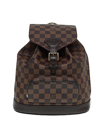 Louis Vuitton Montsouris Brown Canvas Backpack Bag (view 1)