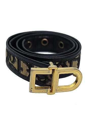 Dior Navy Canvas Belt (view 1)