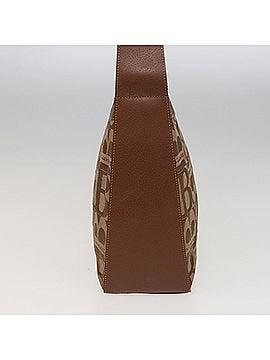 Burberry Brown Canvas Shoulder Bag (view 2)