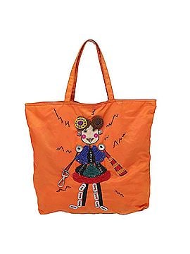 Prada Tessuto Pink Synthetic Tote Bag (view 1)