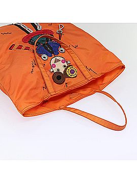 Prada Tessuto Pink Synthetic Tote Bag (view 2)