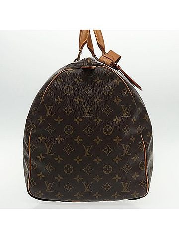 Louis Vuitton Keepall 55 Brown Canvas Travel Bag (view 2)
