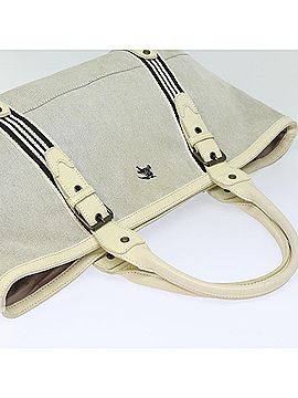 Burberry Blue Label Beige Canvas Tote Bag (view 2)