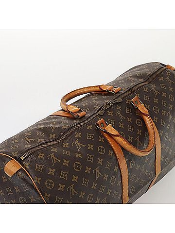 Louis Vuitton Keepall 60 Brown Canvas Travel Bag (view 2)