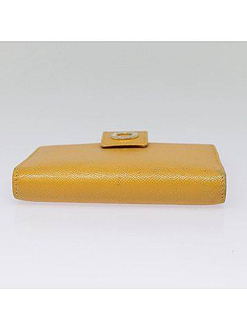 Céline Yellow Leather Wallet (view 2)