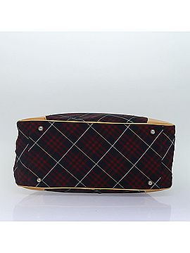 Burberry Nova Check Red Synthetic Travel Bag (view 2)