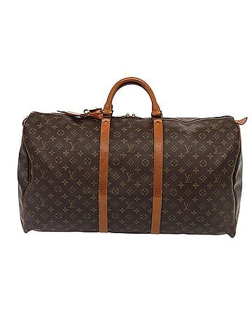 Louis Vuitton Keepall 60 Brown Canvas Travel Bag (view 1)