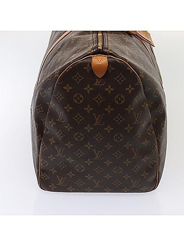 Louis Vuitton Keepall 60 Brown Canvas Travel Bag (view 2)