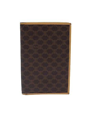 Céline Macadam Brown Canvas Wallet (view 1)