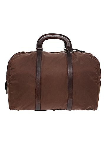 Prada Tessuto Brown Synthetic Travel Bag (view 1)