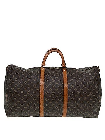 Louis Vuitton Keepall 60 Brown Canvas Travel Bag (view 1)