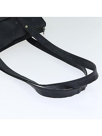 MCM Stark Visetos Black Leather Tote Bag (view 2)