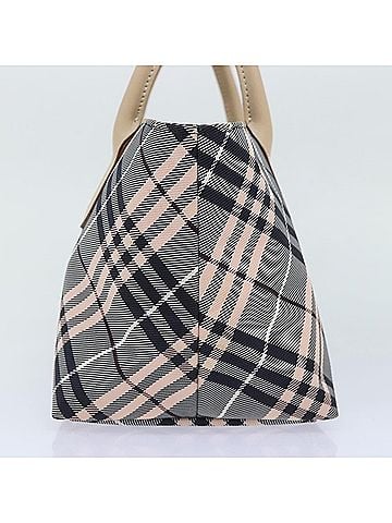 Burberry Nova Check Grey Synthetic Handbag (view 2)