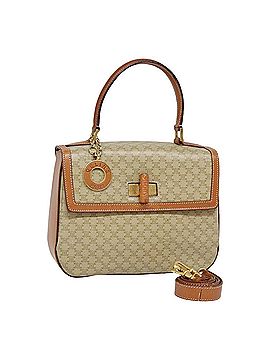 Céline Macadam Beige Canvas Handbag (view 1)