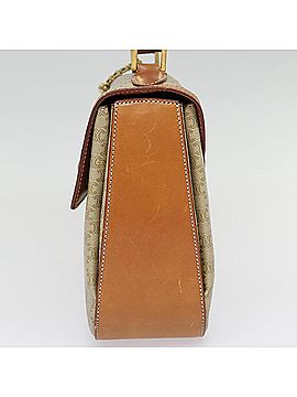 Céline Macadam Beige Canvas Handbag (view 2)