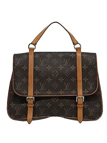 Louis Vuitton Marelle Brown Canvas Backpack Bag (view 1)