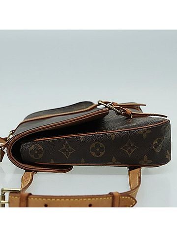 Louis Vuitton Marelle Brown Canvas Backpack Bag (view 2)