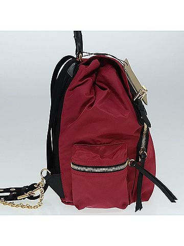 Burberry Rucksack Pink Synthetic Backpack Bag (view 2)