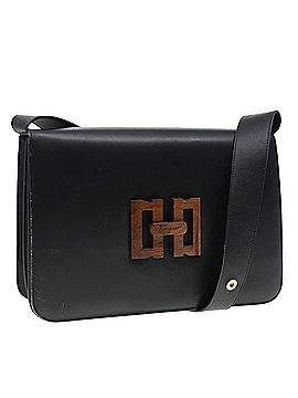 Salvatore Ferragamo - Black Leather Shoulder Bag (view 1)