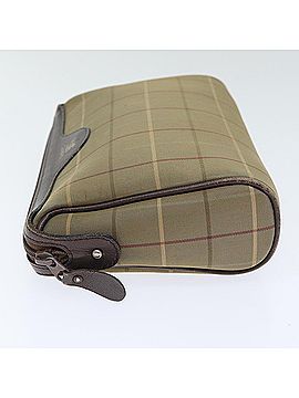 Burberry Nova Check Brown Canvas Clutch Bag (view 2)