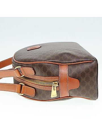 Céline Brown Canvas Handbag (view 2)