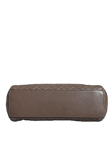 Dolce & Gabbana Basic Brown Quilted Leather Shoulder Purse Satchel Women's Bag (view 2)