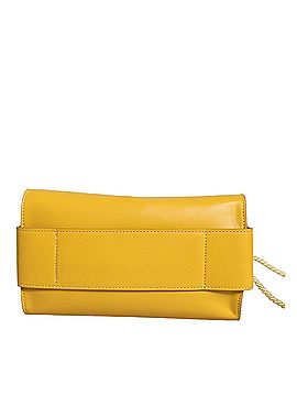Patrizia Pepe Yellow Leather Shoulder Strap Top Handle Women's Bag (view 2)