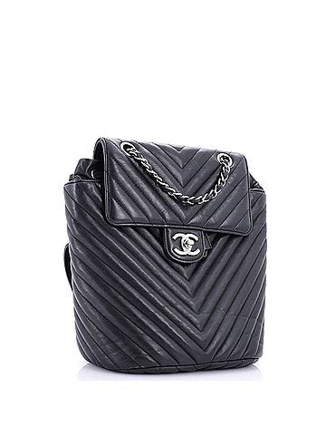 Chanel Urban Spirit Backpack Chevron Leather Small (view 1)
