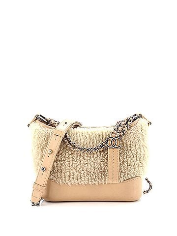 Chanel Gabrielle Hobo Shearling and Leather Small (view 1)